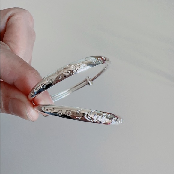 baby silver adjustable bracelets - Picture 2 of 6